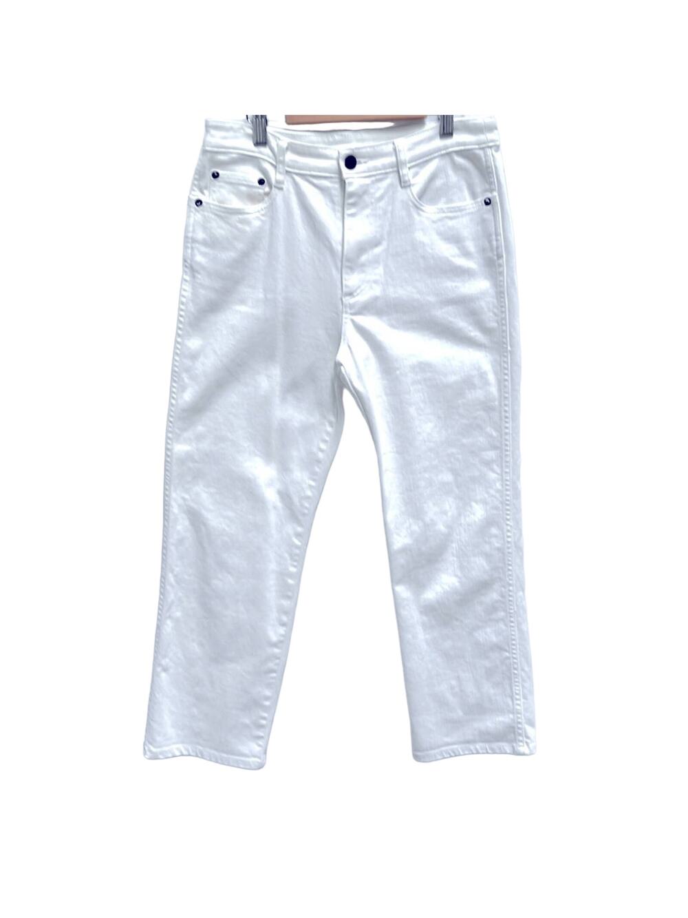 Simon Miller Straight White Denim Jeans Size 28